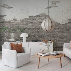 Fototapet, Ivory Bricks, Soft, Rebel Walls