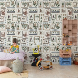 Fototapet, Jungle Frames, Vintage, Rebel Walls