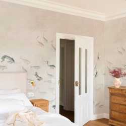 Fototapet Koi, Swan, Coordonne