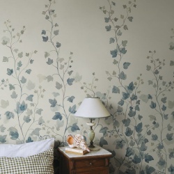 Fototapet lavabil, Ivy, Blue, Sandberg