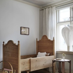 Fototapet lavabil, Moln Ceiling, Misty Blue, Sandberg