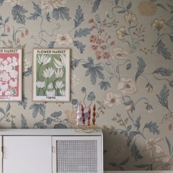 Fototapet lavabil, Suzanne Folklore Blue, Sandberg