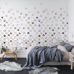 Fototapet, Lenses, Peach, repetitiv, Rebel Walls