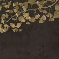Fototapet, Maidenhair Tree, Black, Rebel Walls - Img 2