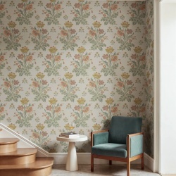 Fototapet, Meadow Bouquet, Beige, Rebel Walls
