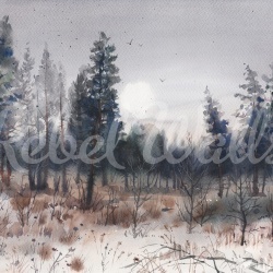 Fototapet, Melodic Forest, Autumn, Rebel Walls - Img 2