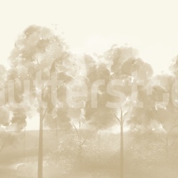 Fototapet, Misty Grove, Beige, Rebel Walls - Img 2