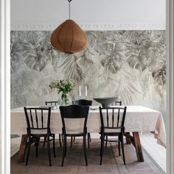 Fototapet, Monstera Leaves, Rebel Walls
