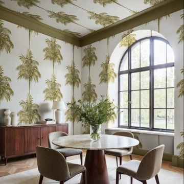 Fototapet, Palm Stripes, Gold, Rebel Walls - Img 3