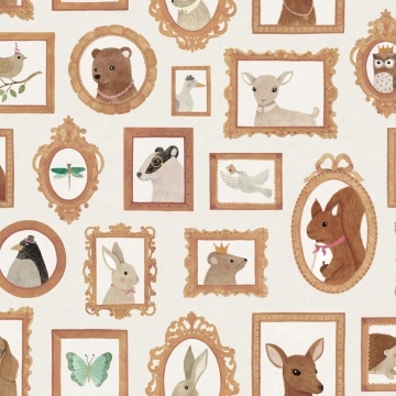 Fototapet, Pet Frames, Beige, Rebel Walls - Img 2