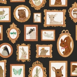 Fototapet, Pet Frames, Black, Rebel Walls - Img 2