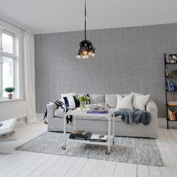 Fototapet, Plain Concrete, Light Grey, Rebel Walls