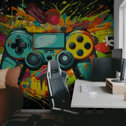 Fototapet, Player Two, Night, Rebel Walls