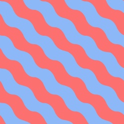 Fototapet, Polka Stripe, Red & Blue, Rebel Walls - Img 2