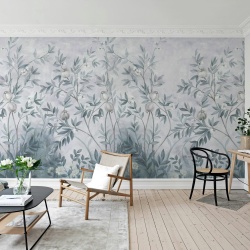 Fototapet, Pome Greenery, Blue, Rebel Walls