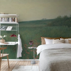 Fototapet, Poppy Landscape, Dawn, Rebel Walls - Img 3
