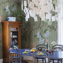 Fototapet, Rose Stripe, Green, Rebel Walls - Img 3