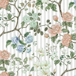 Fototapet, Rose Stripe, White, Rebel Walls - Img 2