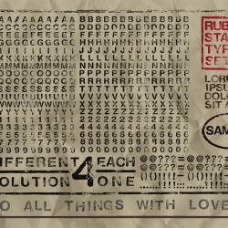 Fototapet, Rubber Stamp, wide, Rebel Walls - Img 2