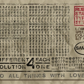 Fototapet, Rubber Stamp, wide, Rebel Walls - Img 2