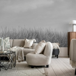 Fototapet, Scandinavian Reed, Black & White, Rebel Walls