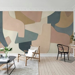 Fototapet, Serene Layers, Pastel, Rebel Walls