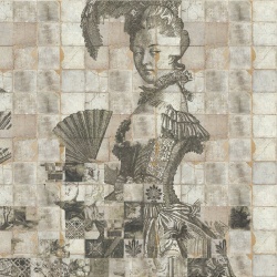 Fototapet Shattered Dames, Cream - personalizat, VLAdiLA - Img 5