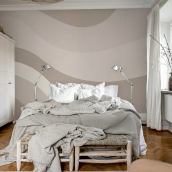 Fototapet, Smooth Waves, Gray, Rebel Walls - Img 4