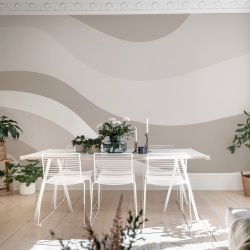 Fototapet, Smooth Waves, Gray, Rebel Walls - Img 3