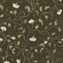 Fototapet, Soft Vines, Dark Green, Rebel Walls - Img 2