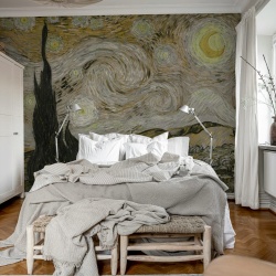 Fototapet, Starry Night, Brown, Rebel Walls
