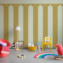 Fototapet, Stripe Chateau, Yellow, Rebel Walls - Img 3