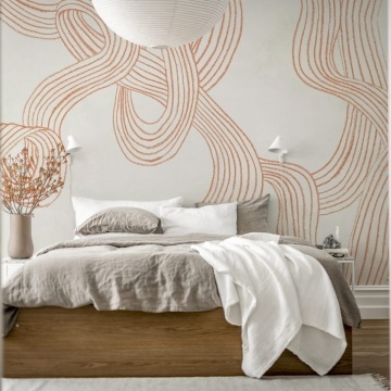 Fototapet, Stripes Repeatable, Orange, Rebel Walls - Img 3