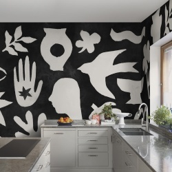 Fototapet, Symbolic, Black & White, Rebel Walls - Img 3