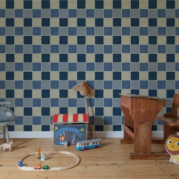 Fototapet, Tile, Blue, Rebel Walls - Img 3