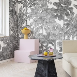 Fototapet, Tropical Bellewood, Graphite, Rebel Walls - Img 3
