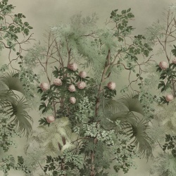 Fototapet, Tropical Bush, Green, Rebel Walls - Img 2