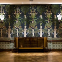 Fototapet Tropical columns (dark), VLAdiLA