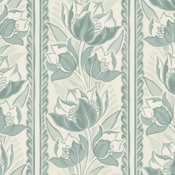Fototapet, Tulip Stripes, Green, Rebel Walls - Img 2