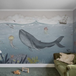Fototapet, Under the Sea, Blue, Rebel Walls