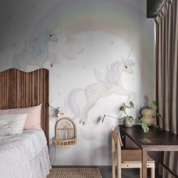 Fototapet, Unicorn Sky, Pink, Rebel Walls - Img 3