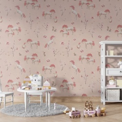 Fototapet Unique Unicorn - Pink, Kikki Belle