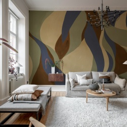 Fototapet, Velvet Flames, Brown, Rebel Walls - Img 3