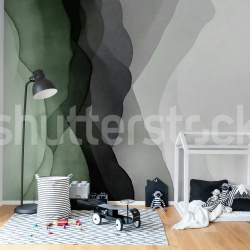 Fototapet, Vertical Gradient, Green, Rebel Walls - Img 3