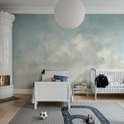 Fototapet, Vintage Clouds, Blue, Rebel Walls - Img 3