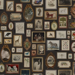 Fototapet, Vintage Frames, Black, Rebel Walls - Img 2