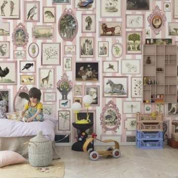 Fototapet, Vintage Frames, Pink, Rebel Walls - Img 3