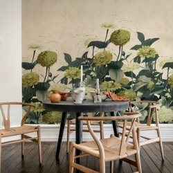 Fototapet, Vintage Meadow, Yellow, Rebel Walls