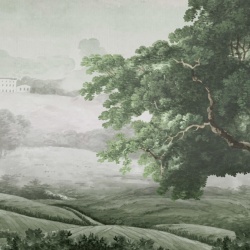 Fototapet, Vintage Tree, Soft Green, Rebel Walls - Img 2