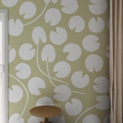 Fototapet, Water Lilies, Yellow, Rebel Walls - Img 3